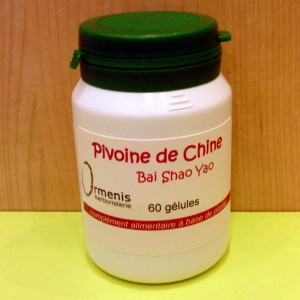 PIVOINE BLANCHE - BAI SHAO YAO Gélules concentrées
