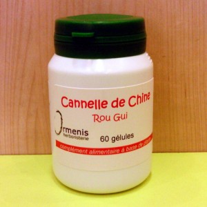 CANNELLE de CHINE - ROU GUI  Gélules concentrées