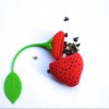 Filtre à thé silicone forme fraise