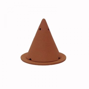 Lampe Merlin terracota pour poudre de cade