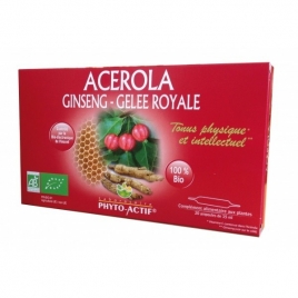 Gelée royale +Acérola+Ginseng 20 ampoules