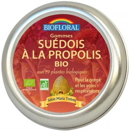 Gommes Suédois à la Propolis Bio aux 59 plantes biologiques