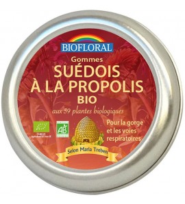 Gommes Suédois à la Propolis Bio aux 59 plantes biologiques