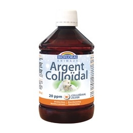 Argent Colloïdal Animaux 20 PPM, naturel , 500 ml