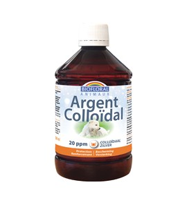 Argent Colloïdal Animaux 20 PPM, naturel , 500 ml