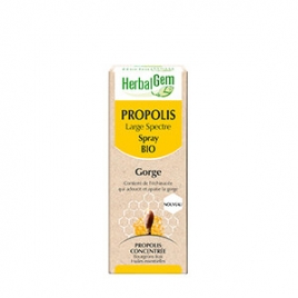 Propolis Spray Bio pour la Gorge Herbalgem
