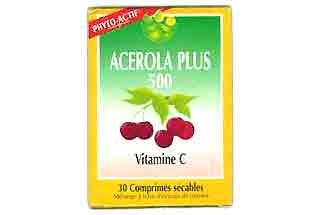 Acerola 500 Phyto-actif 30 comprim�s