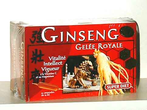 Ginseng - Gel�e royale Superdiet amp /lot de 2