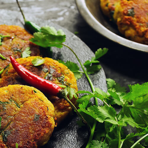 Boulette végétarienne à l'asa fétide
